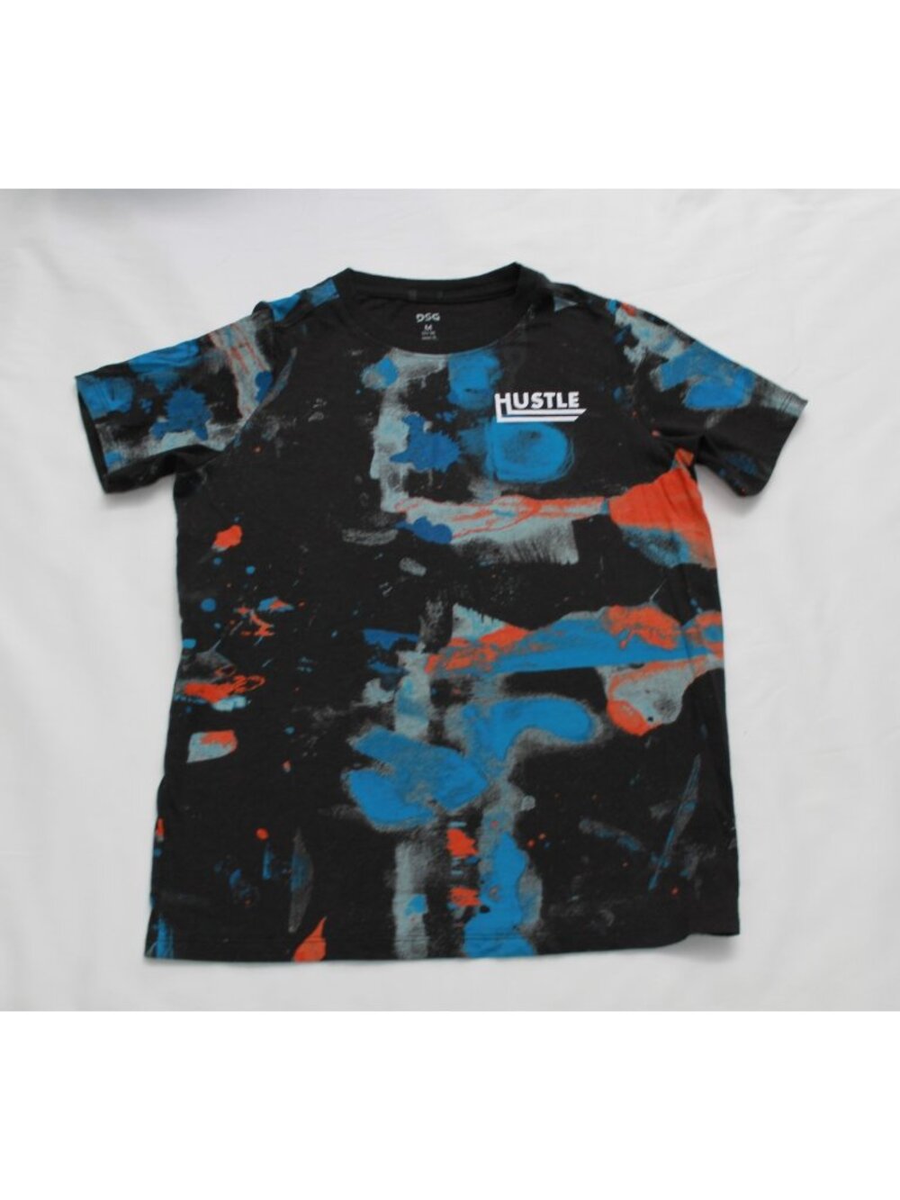t shirt boys DSG black Print Size M (10-12)
